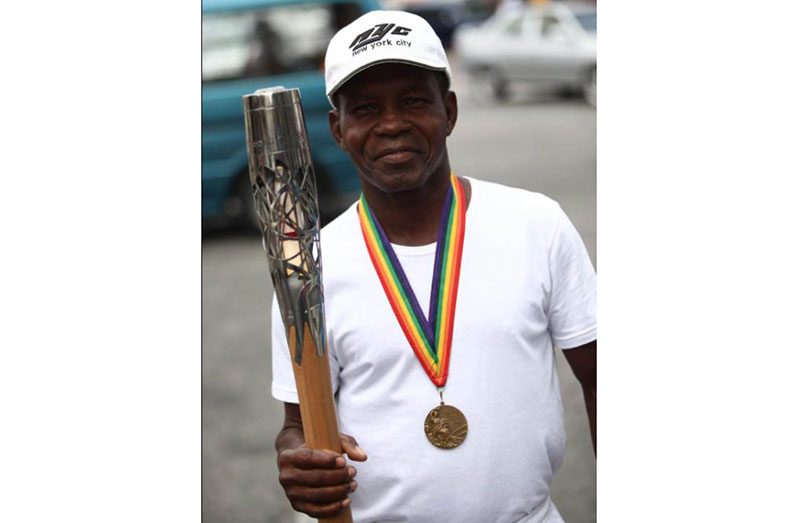 Guyana’s Olympic bronze medallist, Michael Anthony Parris, was one of the few who carried the Queen’s Baton during its last visit in 2018.