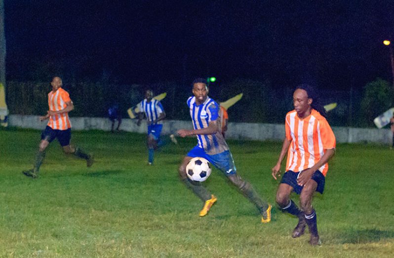Part of the action in the earlier rounds of the Corona Invitational tournament