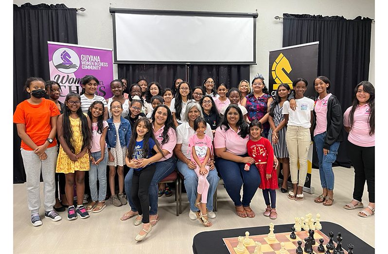 The participants of the Historic ‘Queen Side’ girls’ chess camp