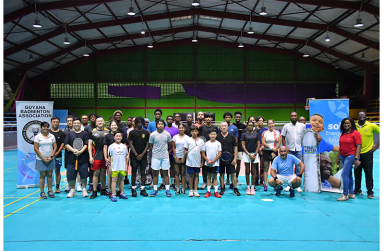 Some of the participants at the opening of the Gokarn Ramdhani Memorial Tournament 2025