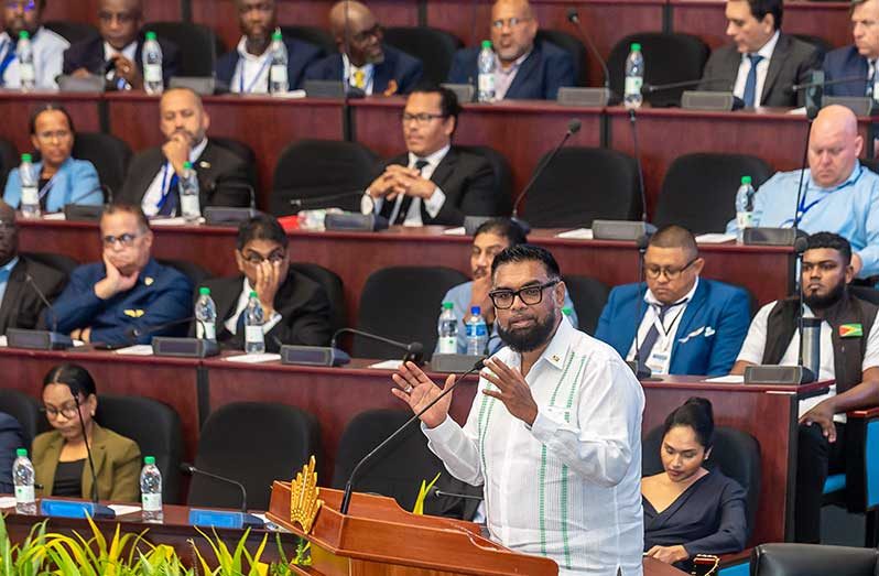 President Dr Irfaan Ali (Delano Williams photo)