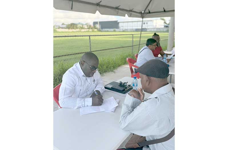 At Monday’s community meeting in Herstelling