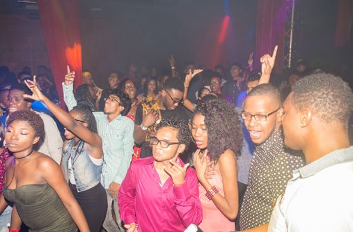Breaking a sweat on the floor! The party was hot, hot at 704