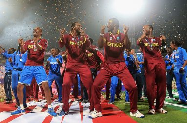 Flashback! Darren Sammy celebrates winning the 2016 T20 World Cup