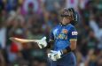 Opener Pathum Nissanka shows frustration during Sri Lanka’s defeat to Bangladesh