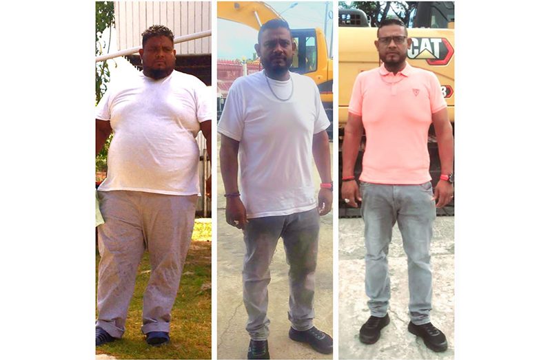 Patient Teekah Singh before and after his surgery