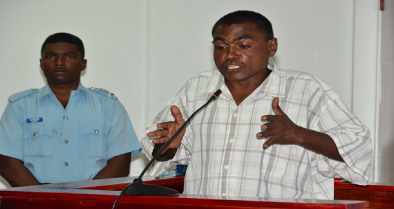 Former prisoner Patrick Narine testifies before the Commission of Inquiry (COI) into the Camp Street prison riots and deadly fire of March 3