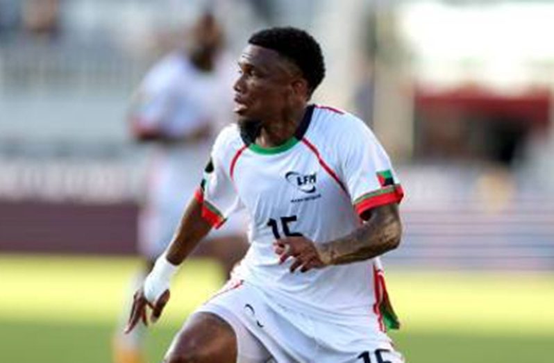 Patrick Burner scored Martinique’s opening goal against El Salvador