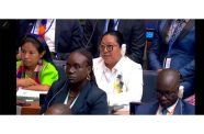 Minister of Amerindian Affairs, Pauline Sukhai, delivering remarks at the 23rd Session of the United Nations Permanent Forum on Indigenous Issues, on Monday