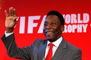 Brazilian soccer great Pele