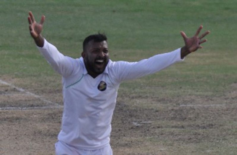 Left-arm spinner Veerasammy Permaul dismantled Jamaica Scorpions with a career-best match-haul of 15 for 77.