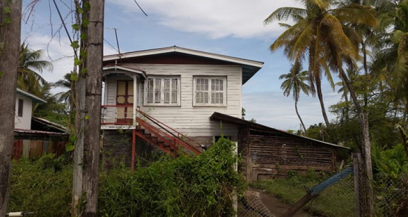 The house where Byron Persaud lived alone prior to his demise