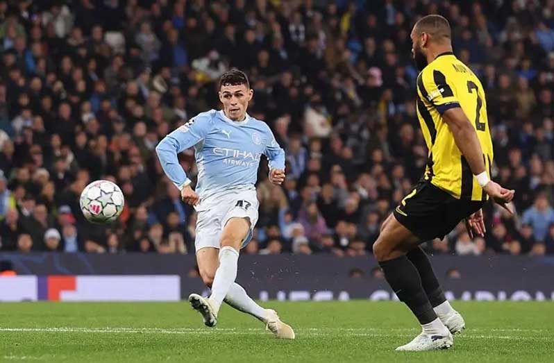 Foden stars with hat-trick as Manchester City crush AEK Athens - Guyana ...