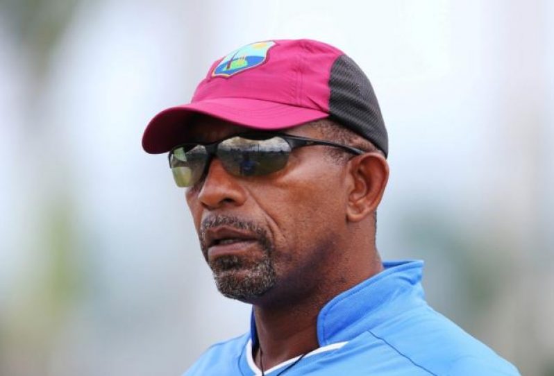 Cricket - West Indies Nets - Sir Vivian Richards Stadium, Antigua - 12/4/15. West Indies Head Coach Phil Simmons during nets. Action Images via Reuters / Jason O'Brien