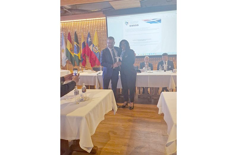 Yolema Phillips after being re-elected to CONSANAT Executive