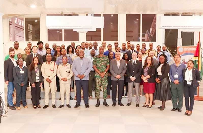 Prime Minister, Brigadier (Ret’d) Mark Phillips, CDC Representatives, Maritime representatives, RAC/REMPEITC-Caribe representatives and stakeholders