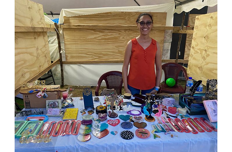 Owner of Craft-a-holic, Natasha Profeiro and her products