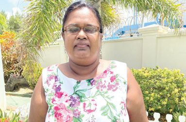 Chairperson of the Women and Gender Committee, Region Two, Verina Rasheed.