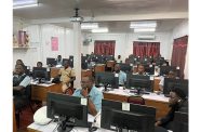Police ranks in Region Seven participate in the elections training
