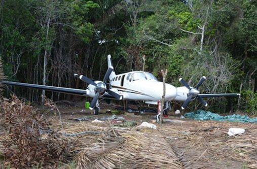 The Colombian aircraft that was found at Yupukari in September