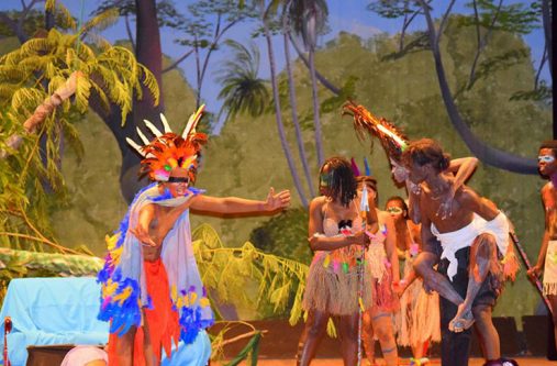 Scenes from ‘Masque’ during the NDF preliminaries