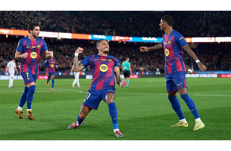 Barcelona have scored 49 goals in 17 La Liga games this season