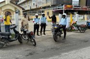 The Traffic Department intensified its road safety awareness campaign across multiple high-traffic locations