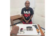 Weston Pickering, a 42-year-old businessman from Herstelling, East Bank Demerara, was arrested on Sunday, after a Police team found an illegal AK-47 assault rifle and matching rounds of ammunition during a search of his home