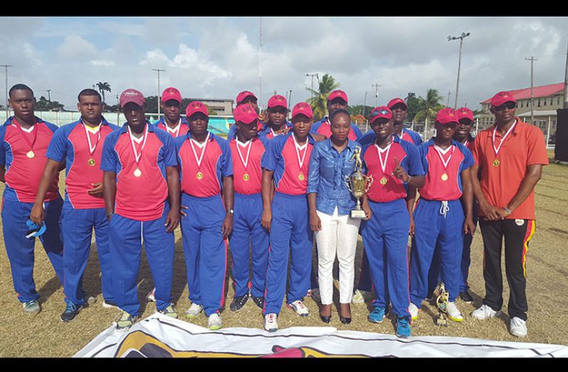The victorious Guyana Police Force team