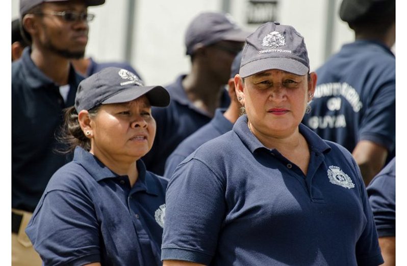 Members of a community policing group