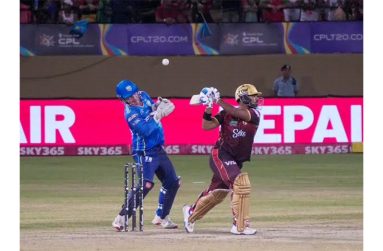 Nicholas Pooran smashed a half century (Japhet Savory Photo)