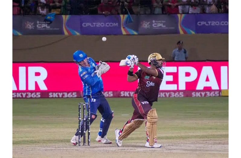 Nicholas Pooran smashed a half century (Japhet Savory Photo)