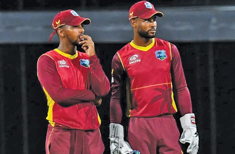 Nicholas Pooran and Shai Hope are among the senior players in the side (AFP/Getty Images)