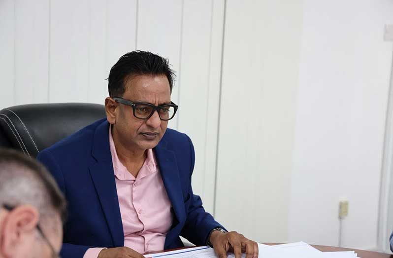 Head of GPL’s Executive Management Committee, Kesh Nandlall, led a delegation that met with representatives of InterEnergy, PowerChina, China Machinery Engineering Corporation (CMC) and Kalpataru Projects International Ltd. (KPIL) to review ongoing works across the national electricity network