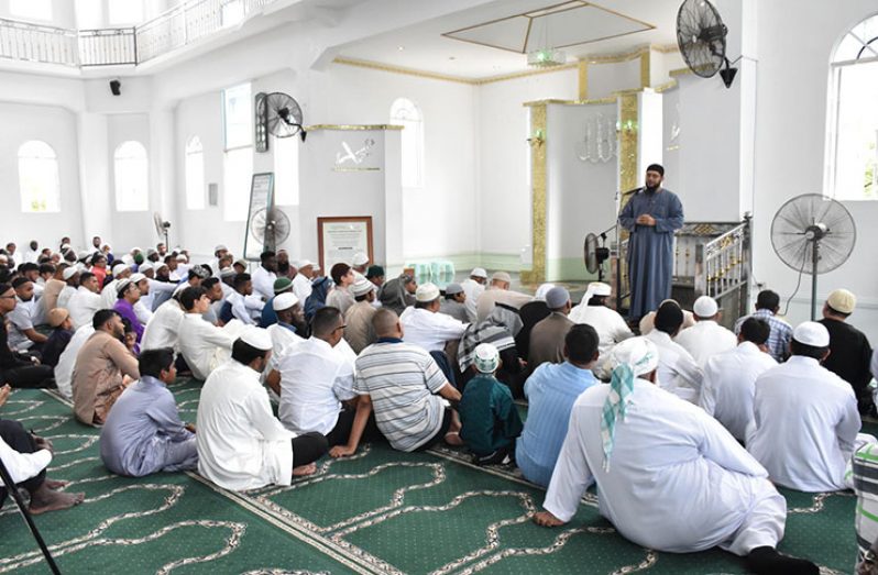 Muslims were encouraged to continue to not stray from what they have learnt during the month of Ramadan