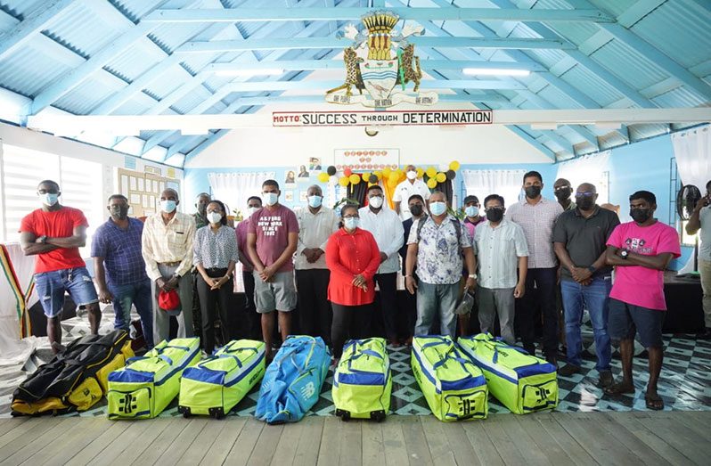 His Excellency President Irfaan Ali and Prime Minister, Brigadier (Ret’d) Mark Phillips, along with several Cabinet Ministers made the presentations after a community meeting.