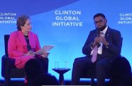 President Dr. Irfaan Ali during his participation in the Clinton Global Initiative