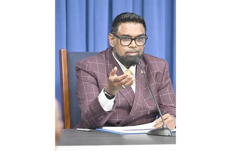 President Dr. Irfaan Ali