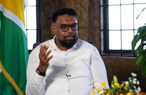 President Dr Mohamed Irfaan Ali. (News Room photo)