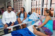 President, Dr Irfaan Ali, on Friday, met with mothers who recently gave birth at the GPHC