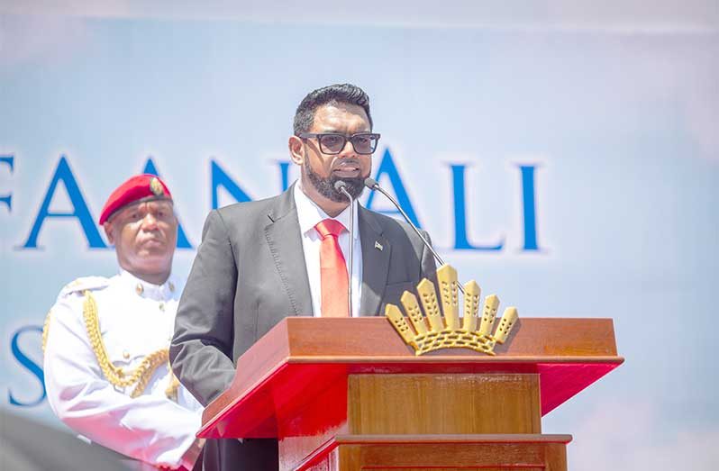 President Dr. Irfaan Ali