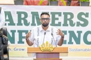 President Dr Irfaan Ali addressing Monday’s Farmers Conference