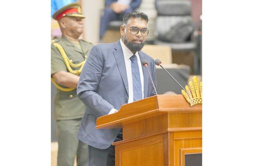 President, Dr Irfaan Ali