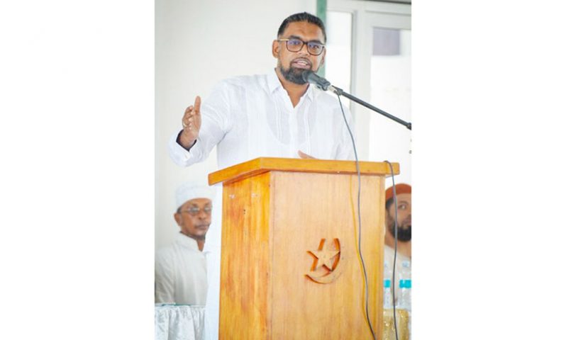 President, Dr Mohamed Irfaan Ali
