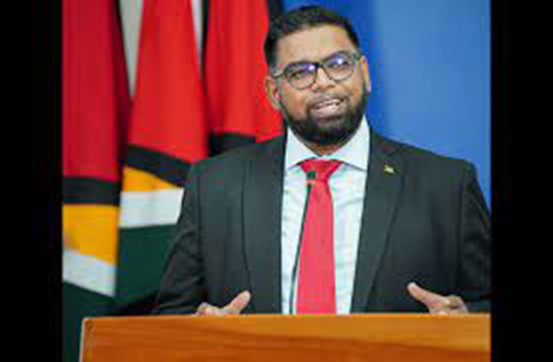 President, Dr. Irfaan Ali