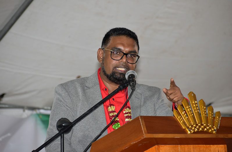 President, Dr. Mohammed Irfaan Ali