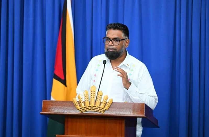 President Dr Mohamed Irfaan Ali
