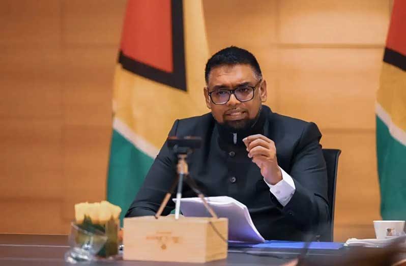 President Dr Mohamed Irfaan Ali