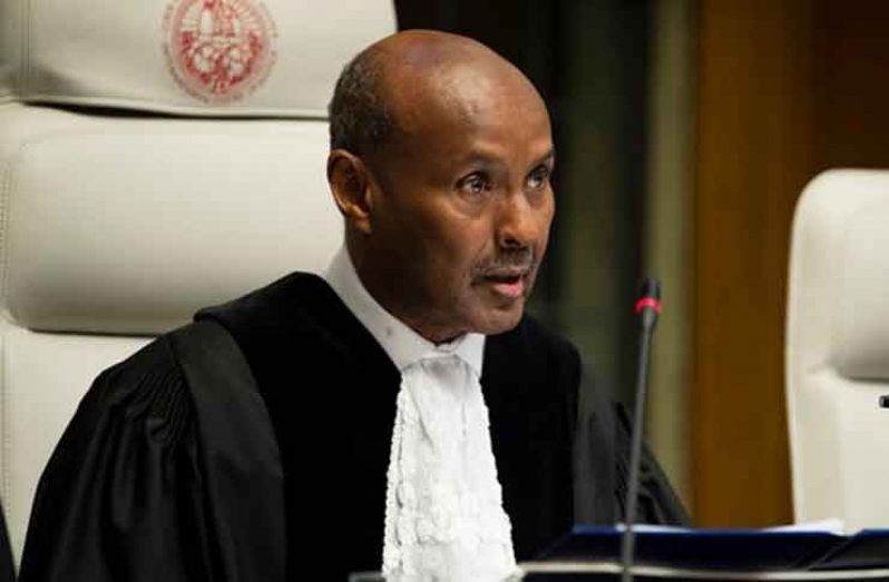 President of the ICJ Judge Abdulqawi Ahmed Yusuf
