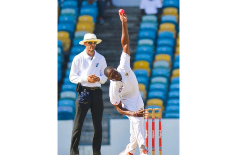 Fast bowler Preston McSween.